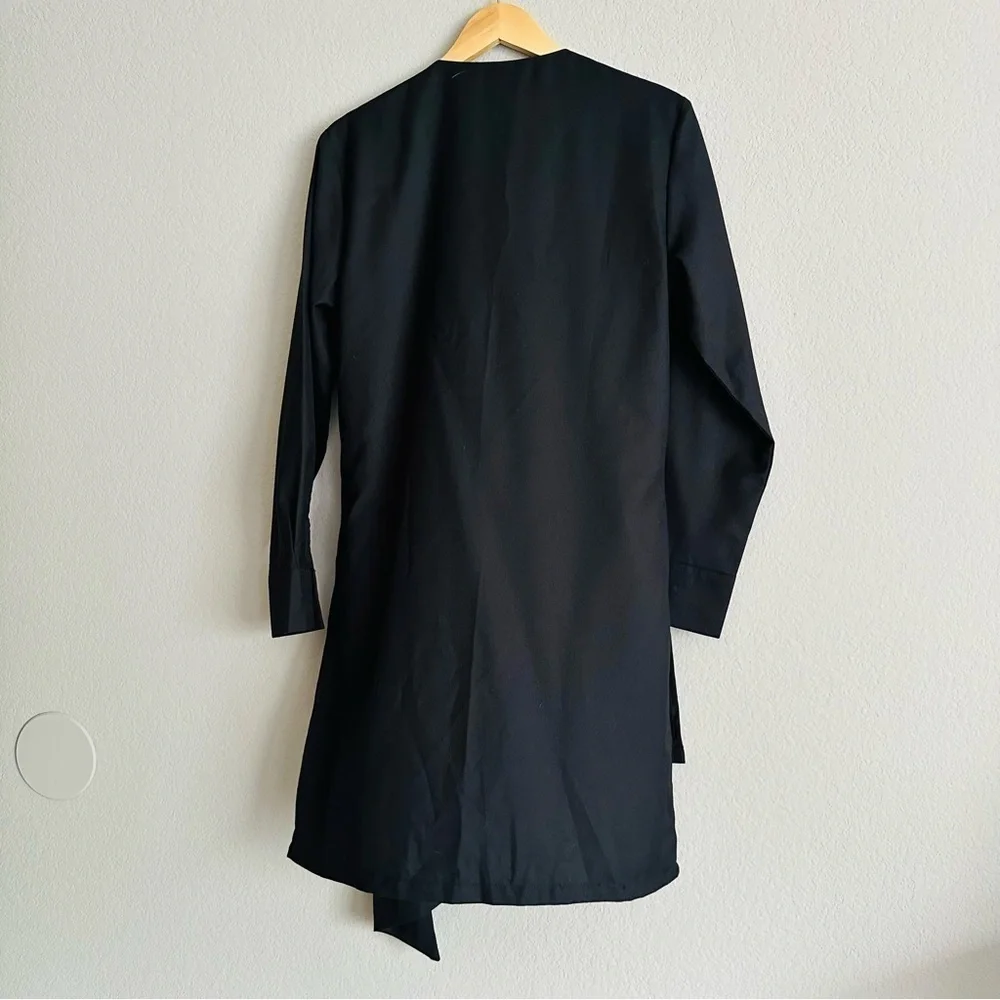 SEA&ALP Men's Fashion Clothes African  Long Sleeve Casual Outfits Blouse Pockets